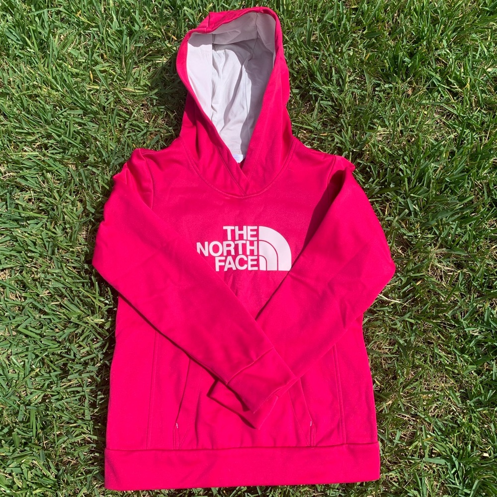 Women's North Face Pink Hoodie. Size Medium.